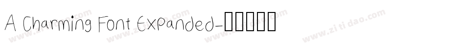 A Charming Font Expanded字体转换